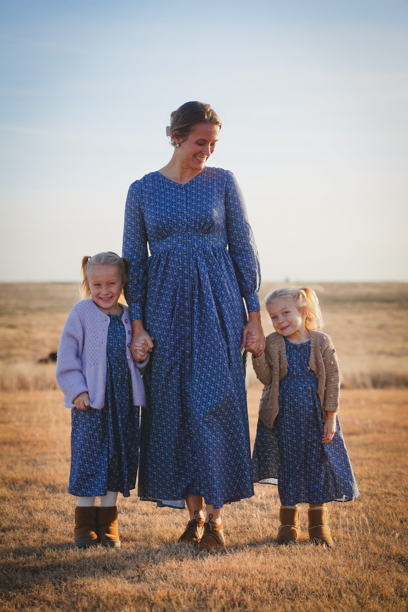 Larkspur ~ Mini Folklore Dress