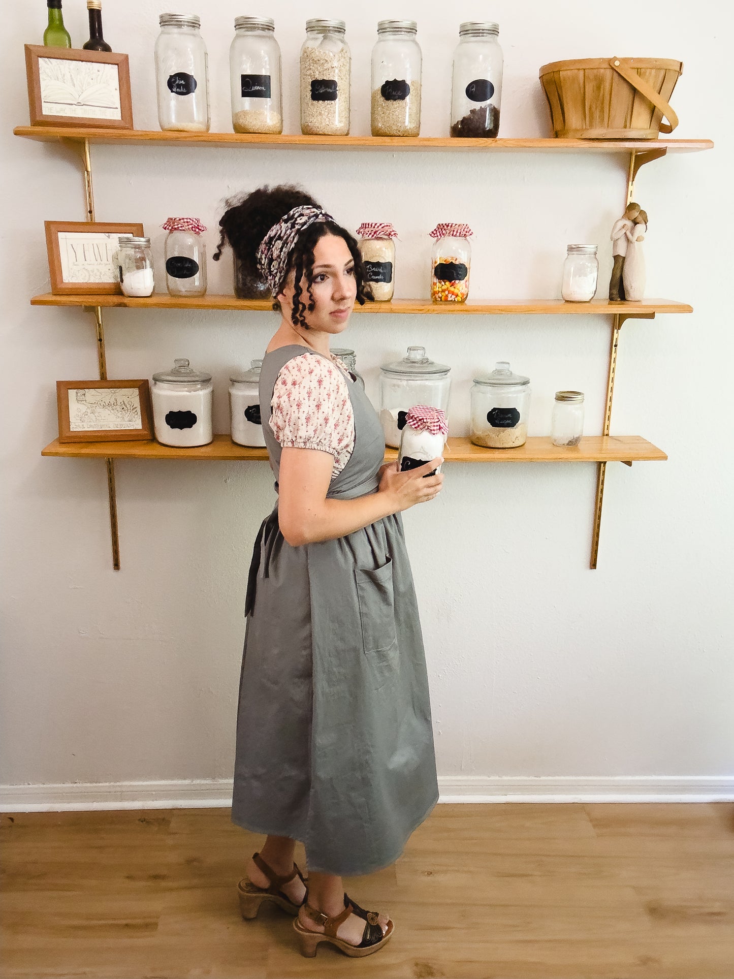 Olivewood ~ Pinafore Apron