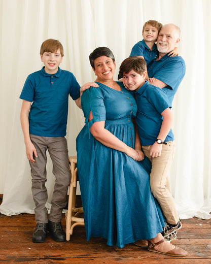 Timeless Teal ~ Boy’s Perseverance Polo