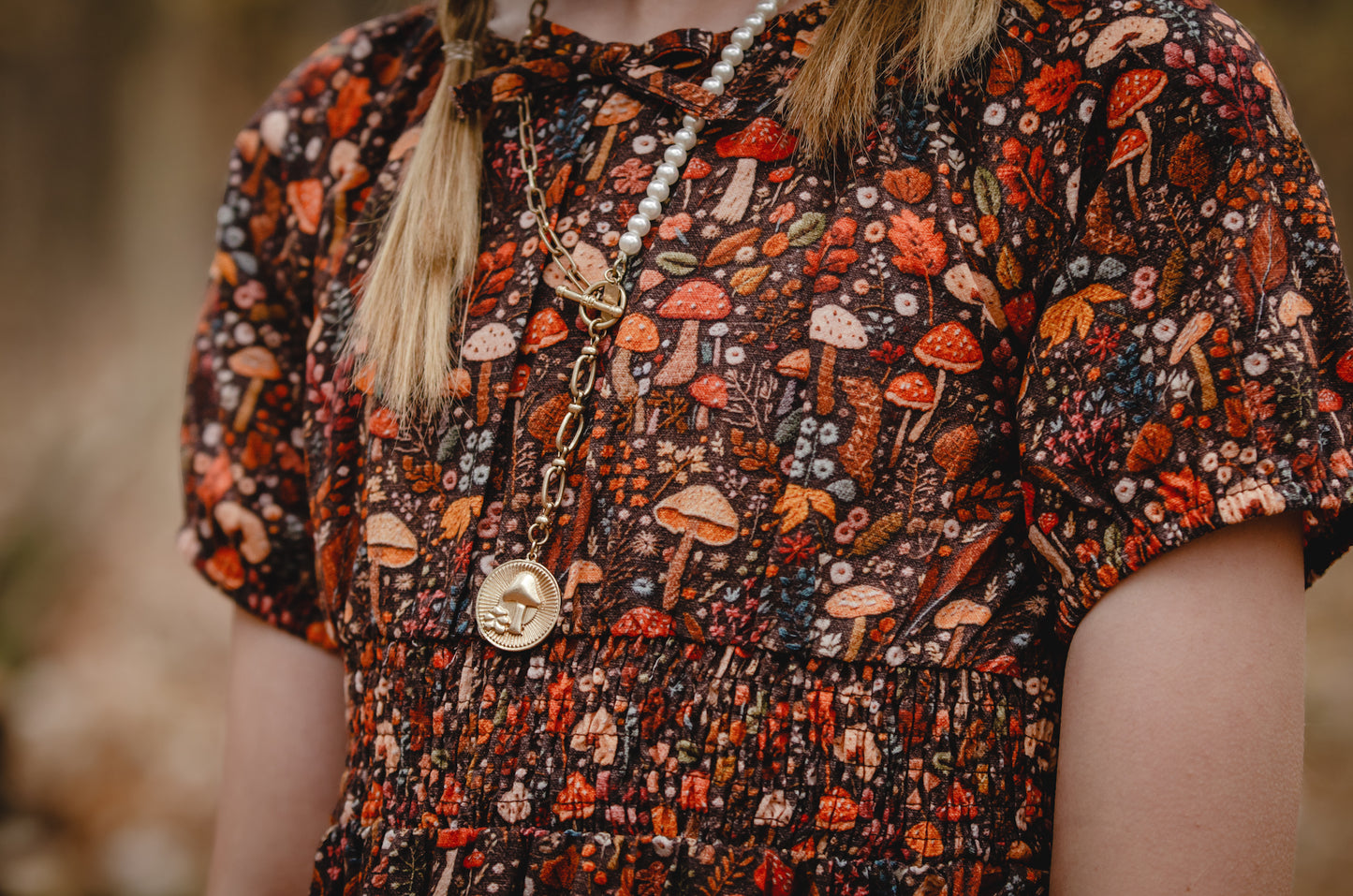 Forest Forage ~ Mini Folklore Dress