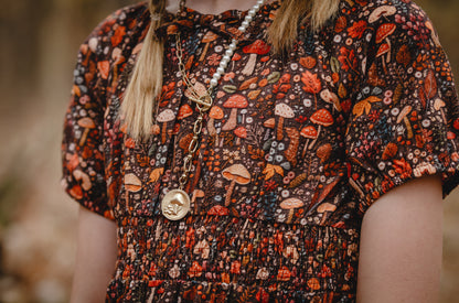 Forest Forage ~ Mini Folklore Dress