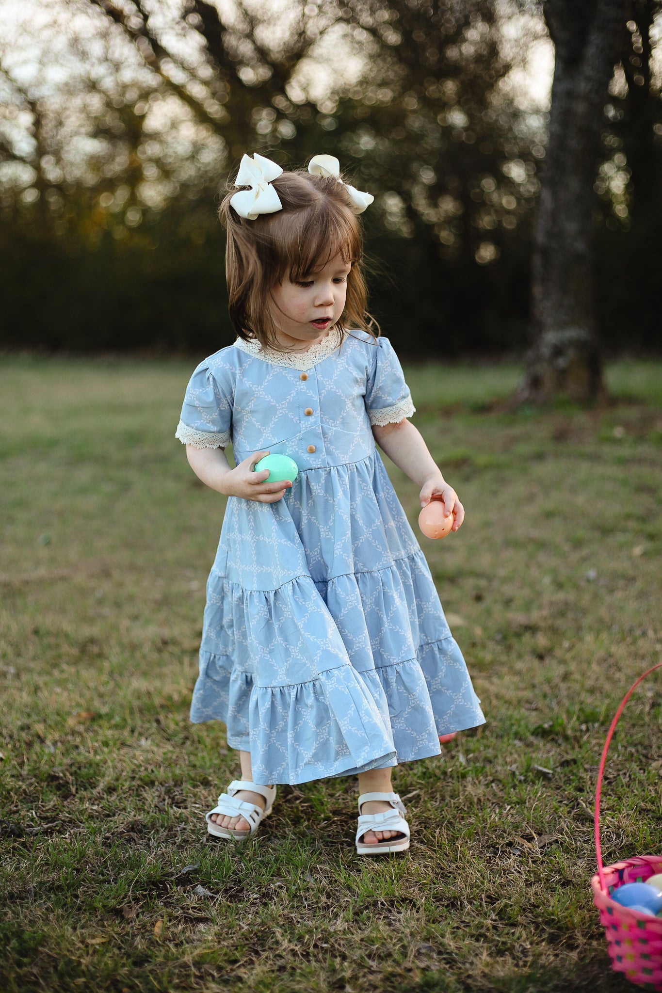 Tranquil Trellis ~ Mini Keepsake Dress