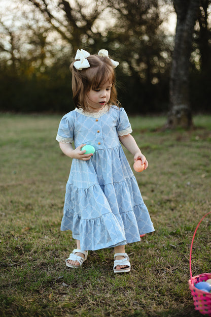 Tranquil Trellis ~ Mini Keepsake Dress