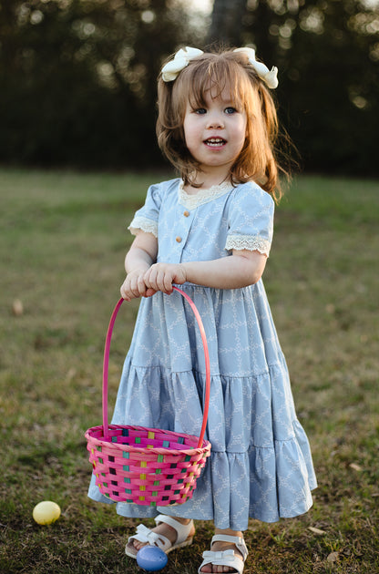 Tranquil Trellis ~ Mini Keepsake Dress