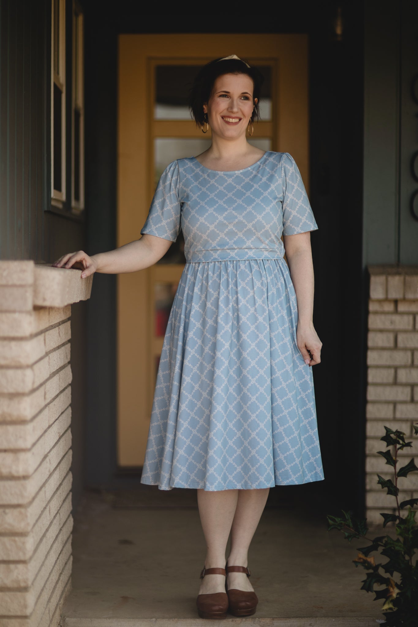 Tranquil Trellis ~ Etta Dress