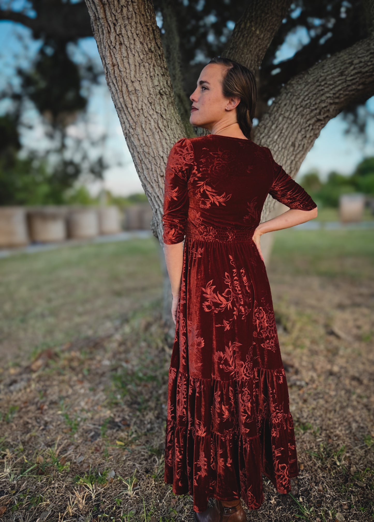 Cinnamon Rose ~ Hinterland Maxi