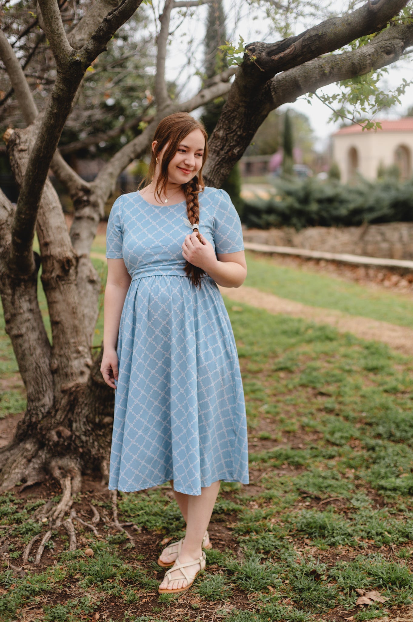 Tranquil Trellis ~ Etta Dress