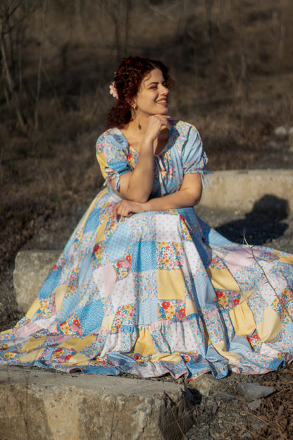 Cottage Calico ~ Folklore Maxi
