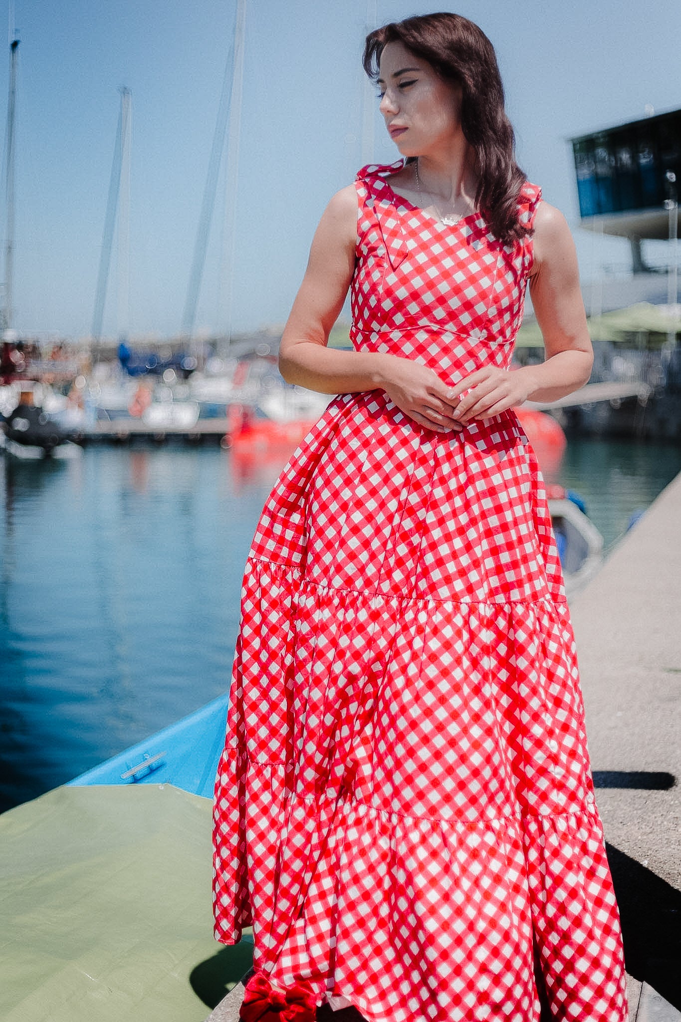 Grenadine Gingham ~ Lenora Dress