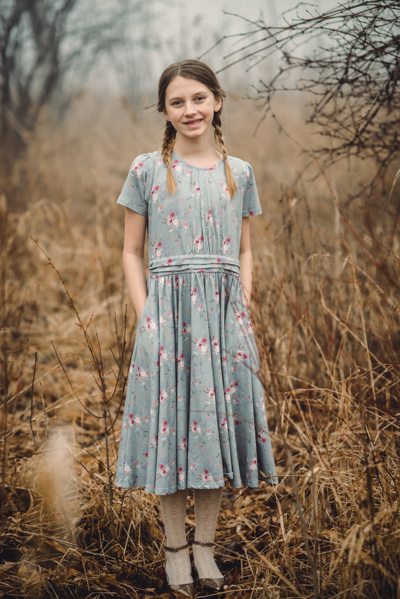 Windy Poplars ~ Mini Laureate Dress
