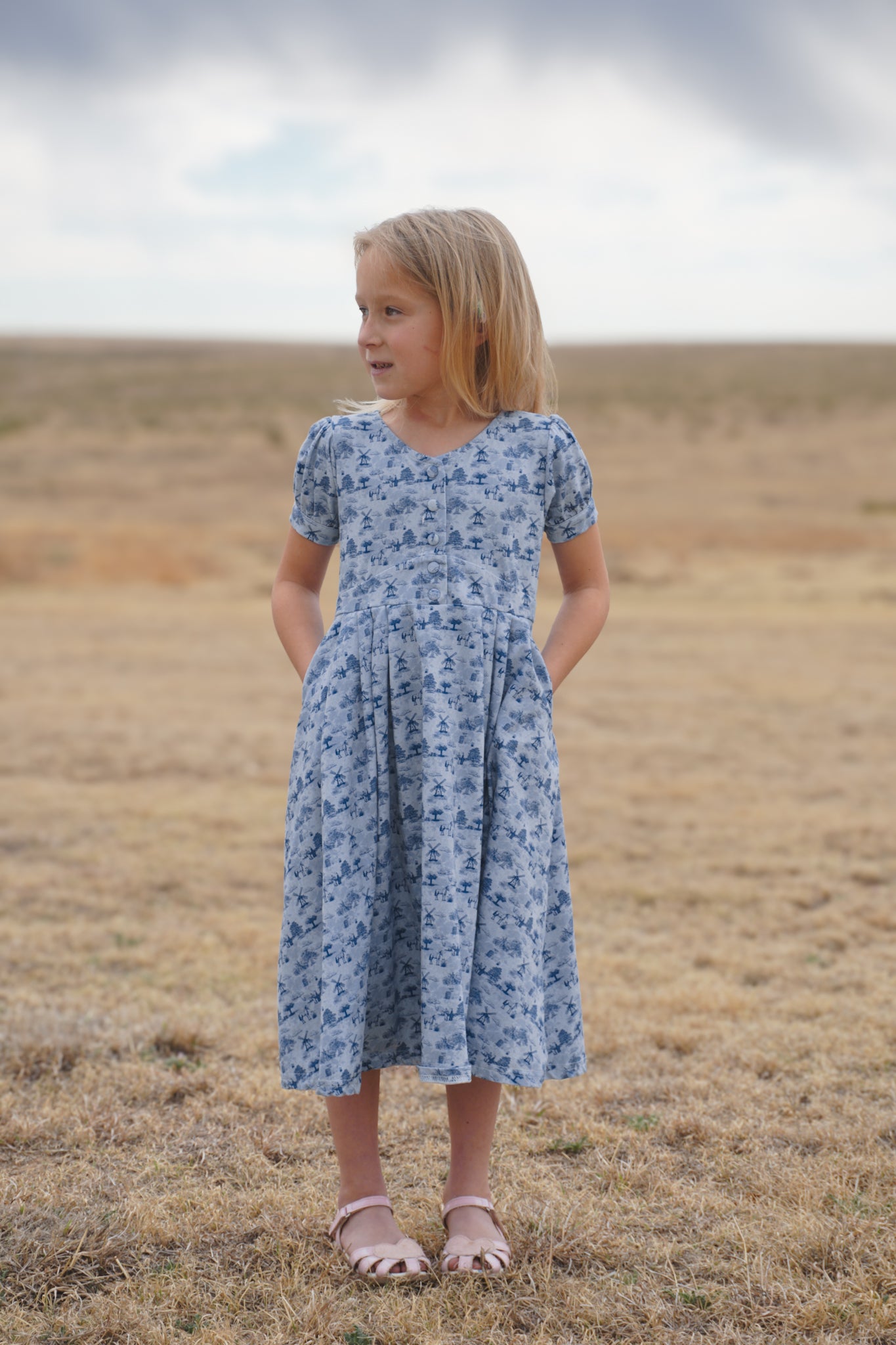 Bluebell Pastures ~ Mini Meadowcourt Dress