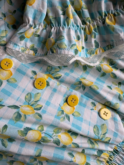 Little Lemon Gingham ~ Keepsake Midi