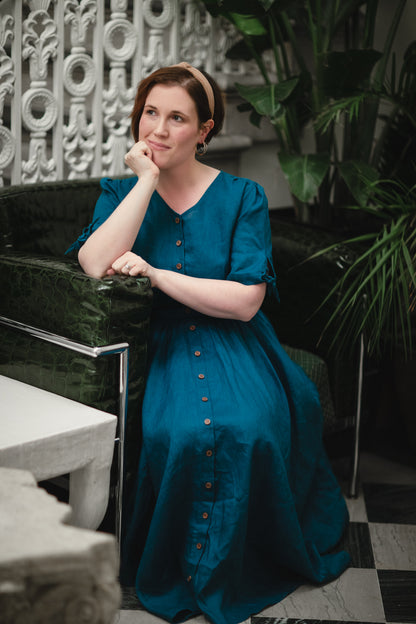 Timeless Teal ~ Hearthside Dress