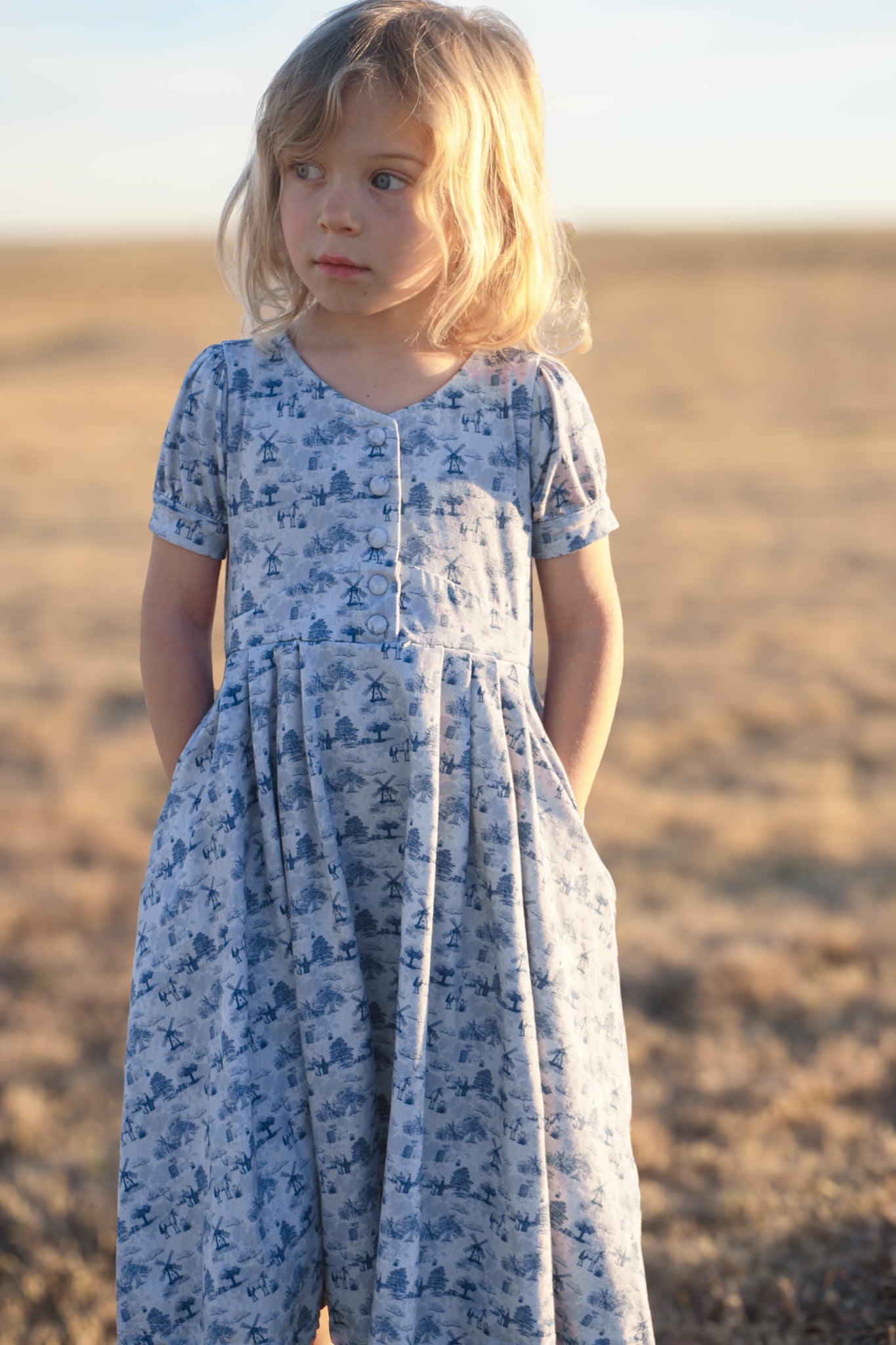 Bluebell Pastures ~ Mini Meadowcourt Dress