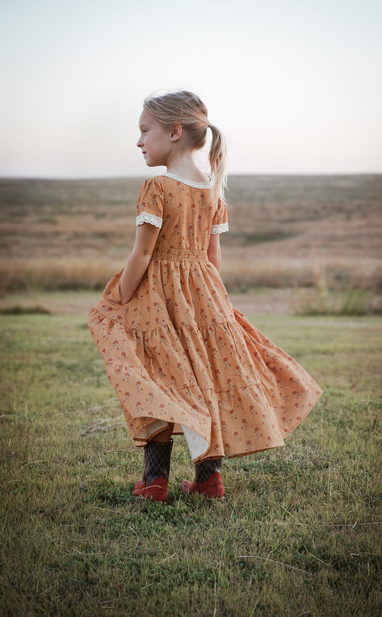 cute dresses for young ladies Pressed Marigold ~ Mini Keepsake Dress