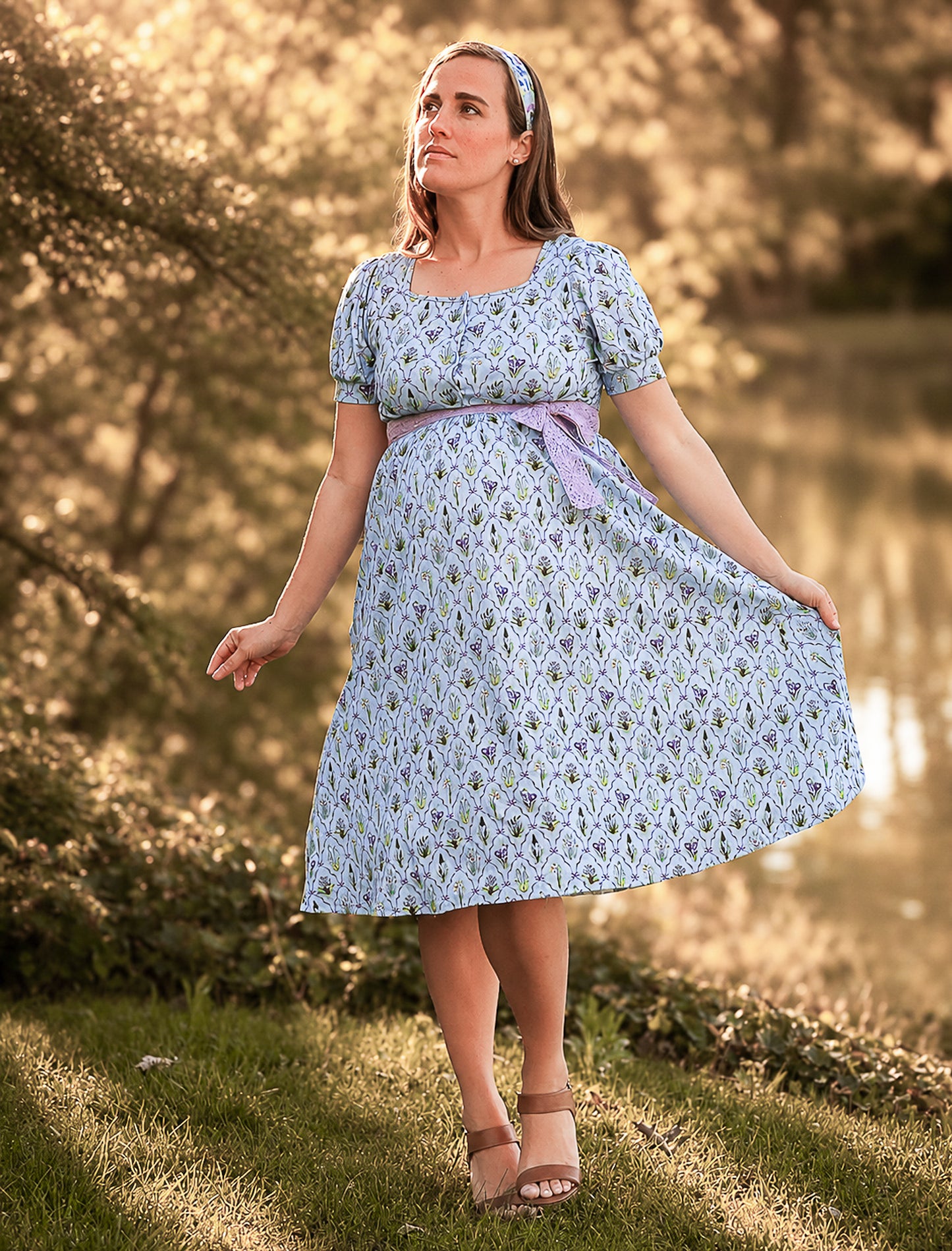 Snowdrops & Daffodils ~ Keepsake Midi