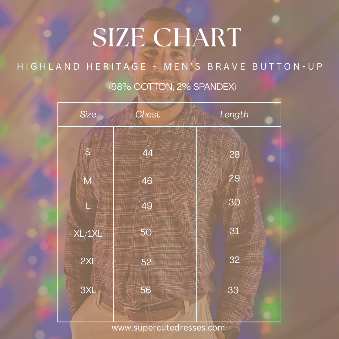 Highland Heritage ~ Men’s Brave Button-up