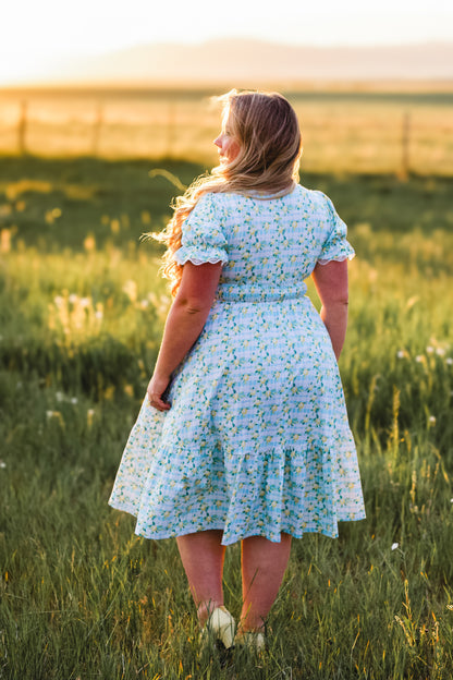 Little Lemon Gingham ~ Keepsake Midi