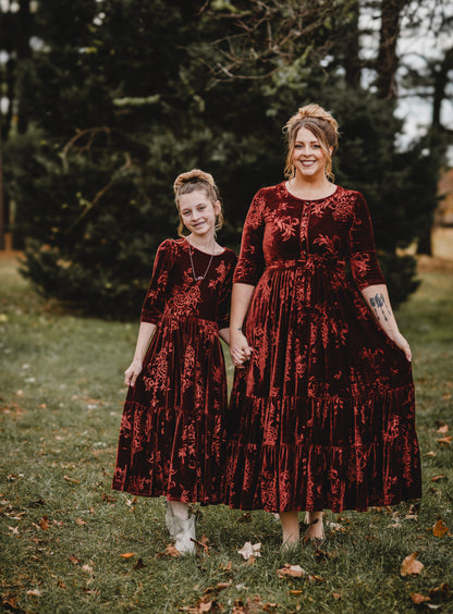 Cinnamon Rose ~ Novella Dress