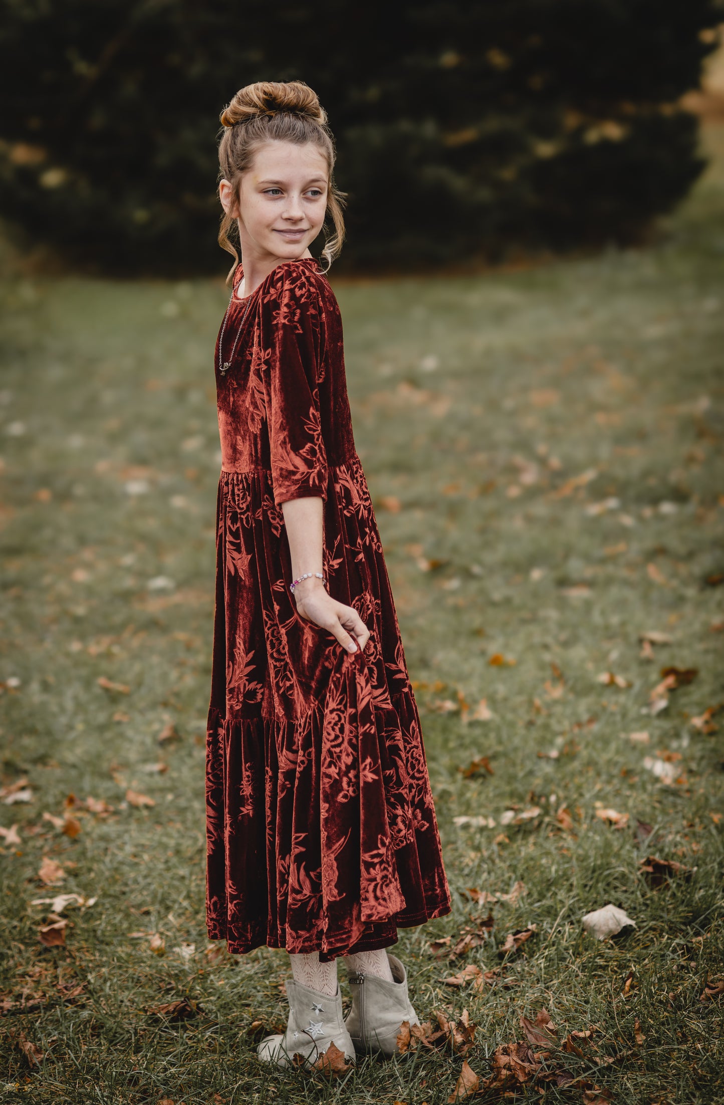 Cinnamon Rose ~ Novella Dress