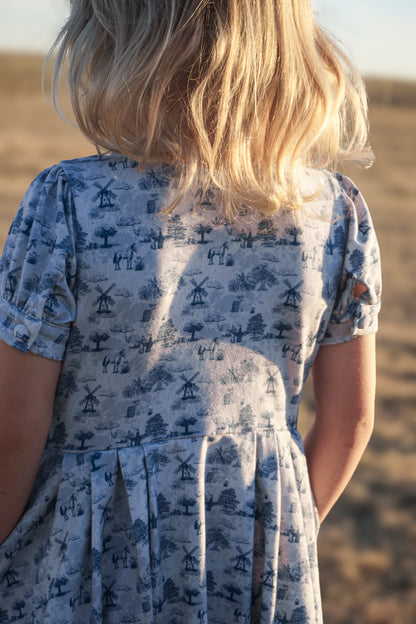 Bluebell Pastures ~ Mini Meadowcourt Dress