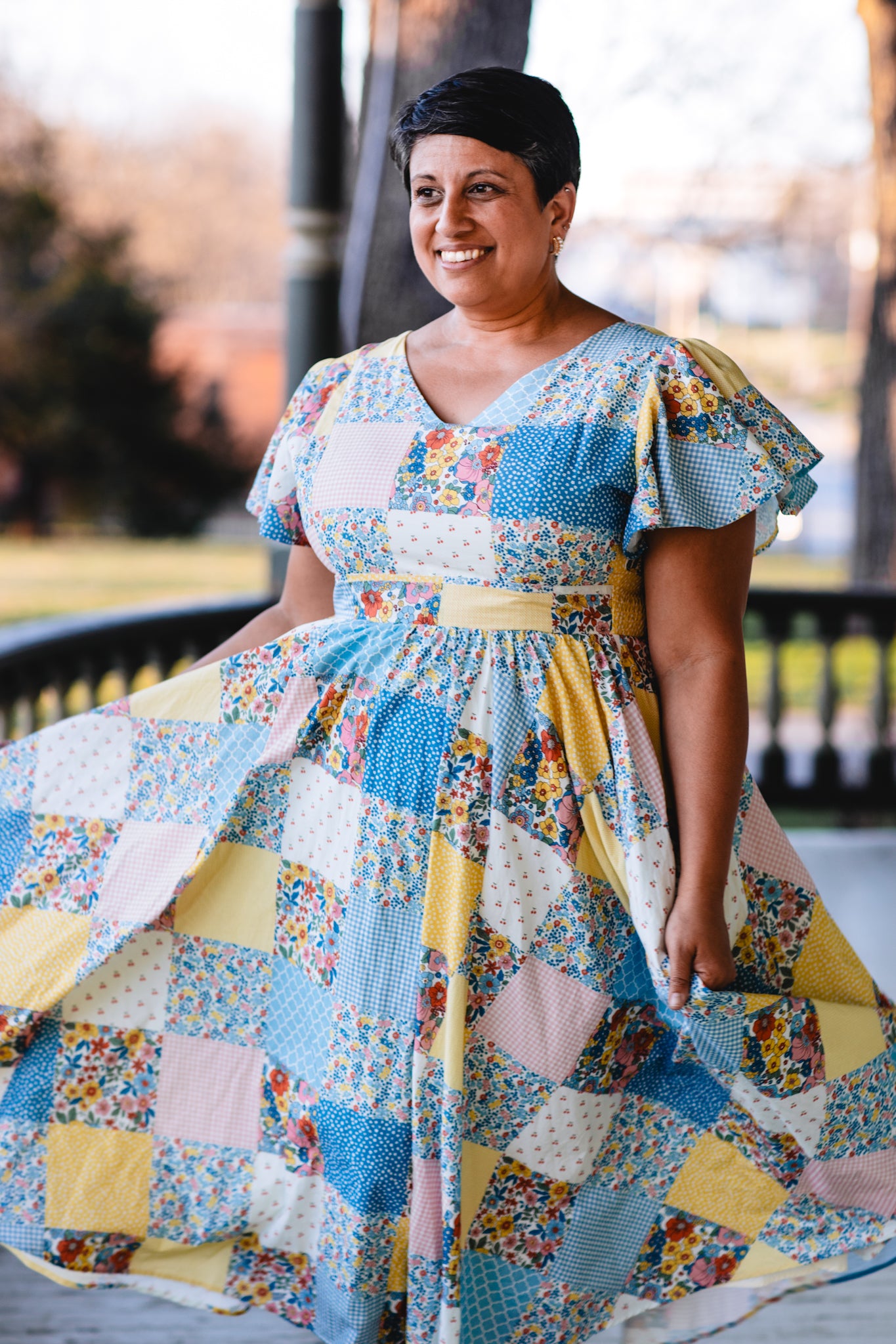 Cottage Calico ~ Lenora Midi