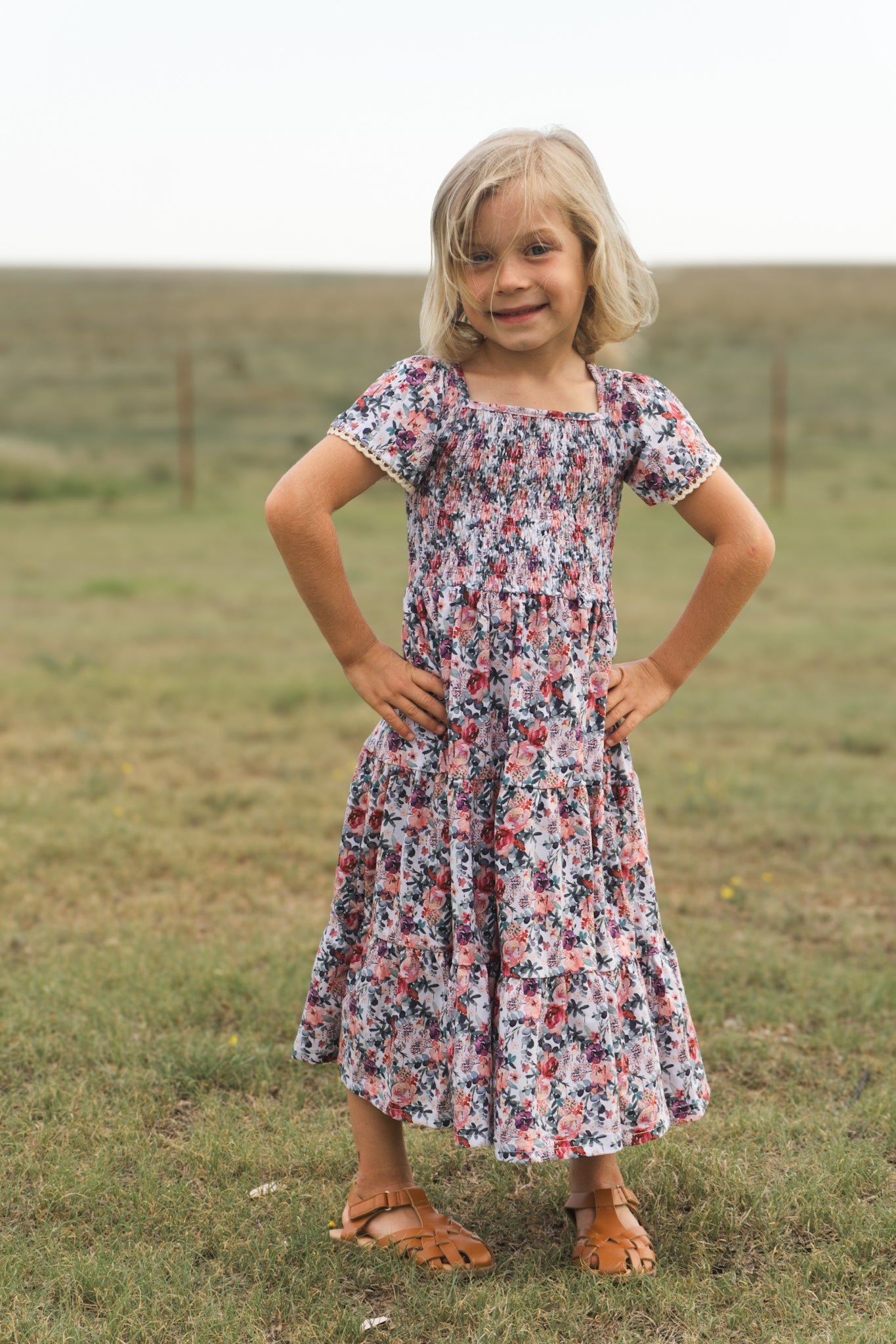 Watercolor Garden ~ Mini Nightingale Dress