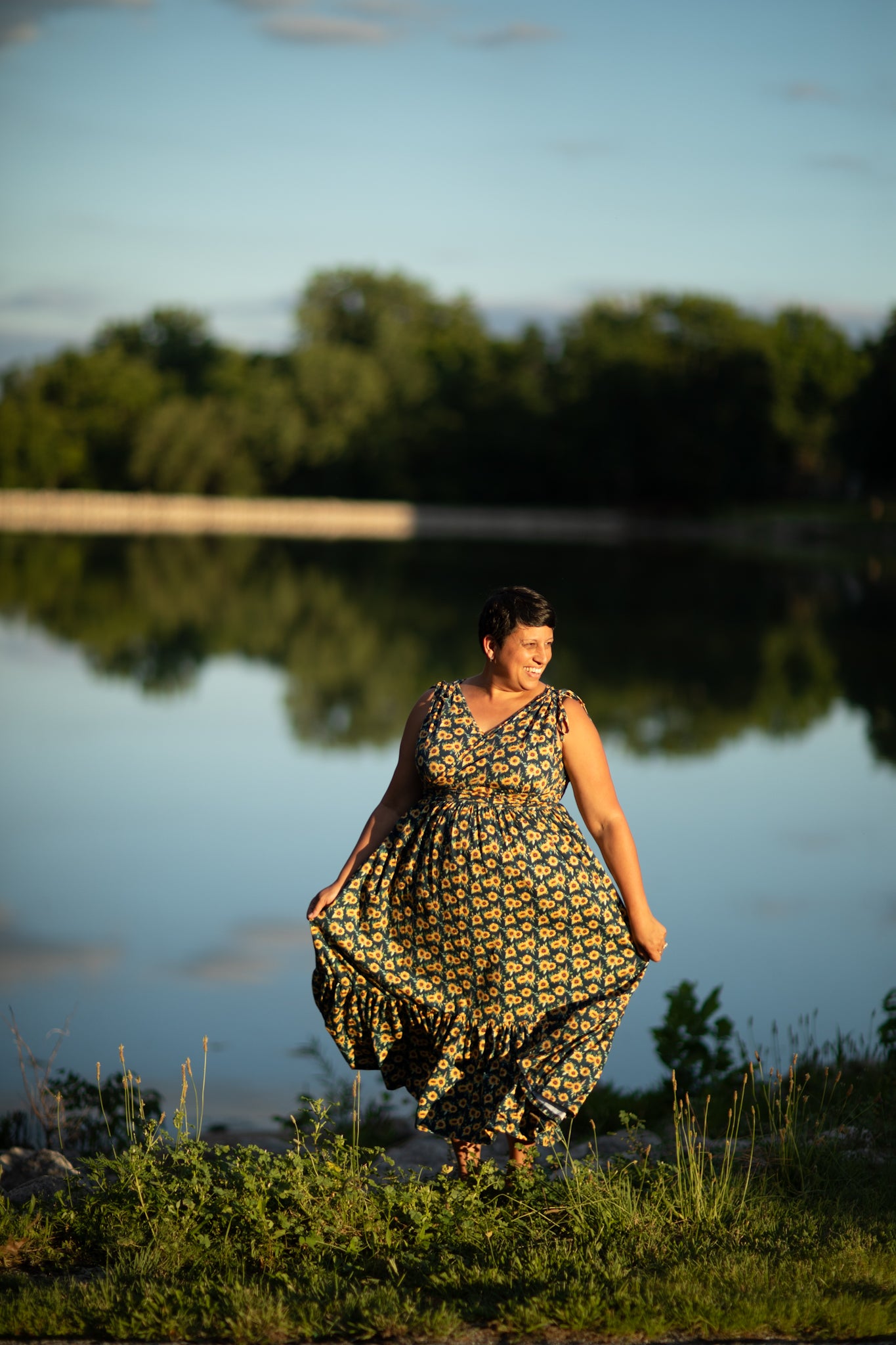 Prairie Sunflower ~ Amorette Dress