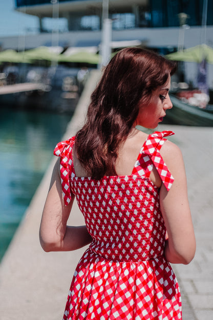 Grenadine Gingham ~ Lenora Dress