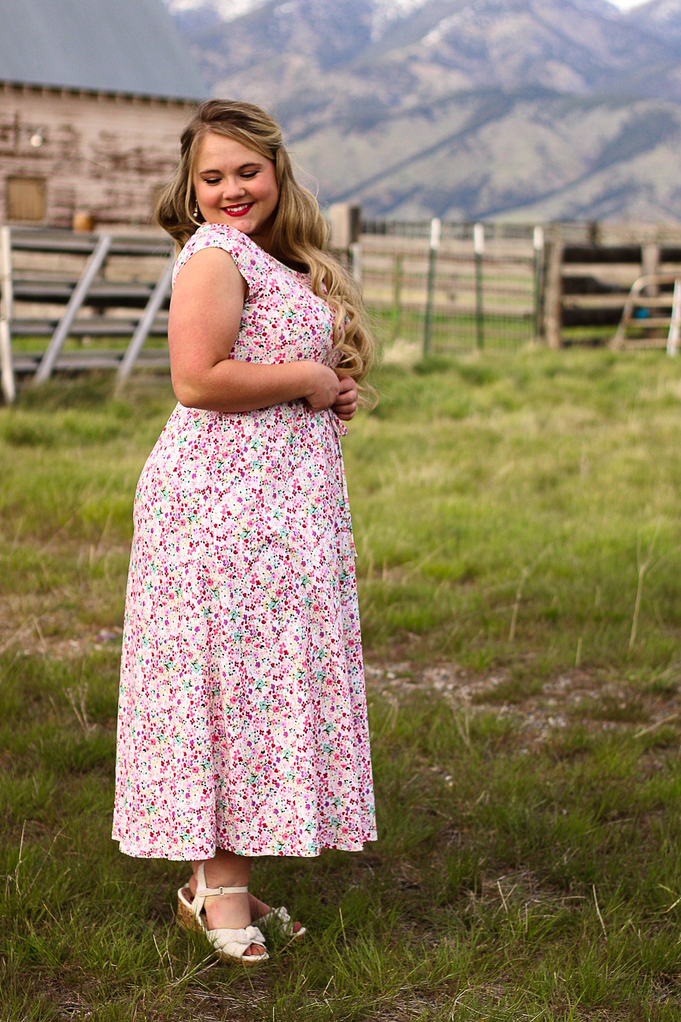 Painted Posies ~ Simplicity Dress