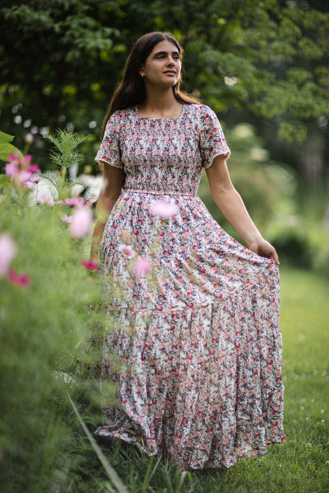 Watercolor Garden ~ Nightingale Dress