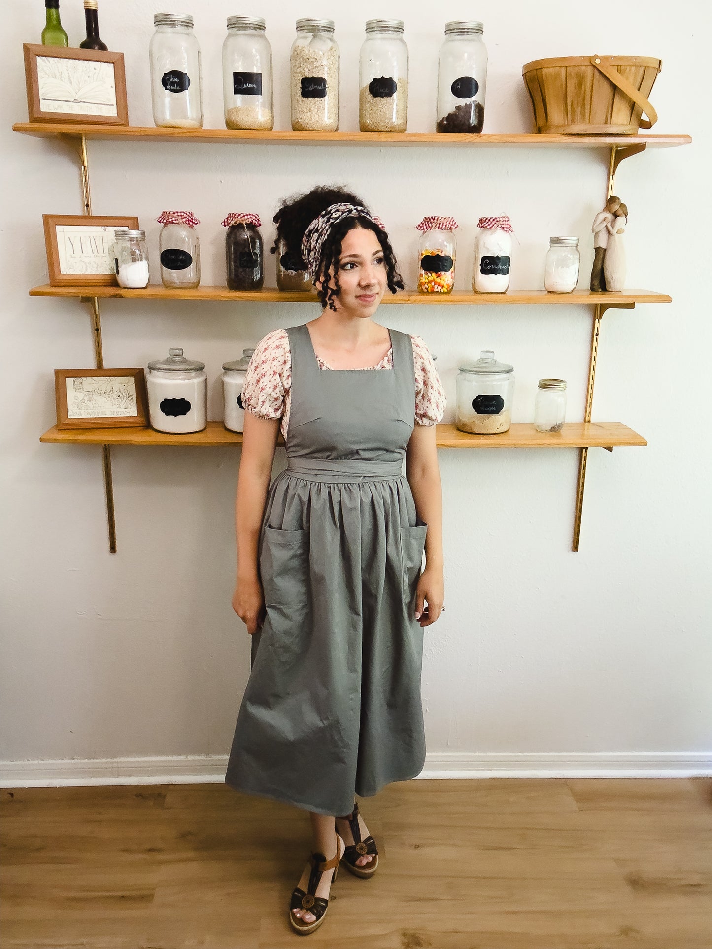 Olivewood ~ Pinafore Apron
