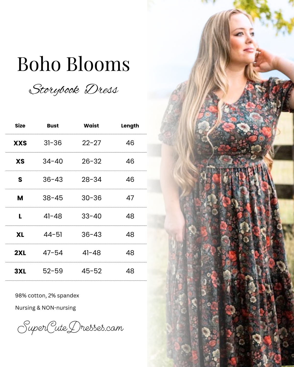 Boho Blooms ~ Storybook Dress