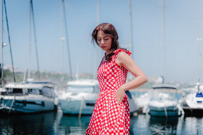 Grenadine Gingham ~ Lenora Dress