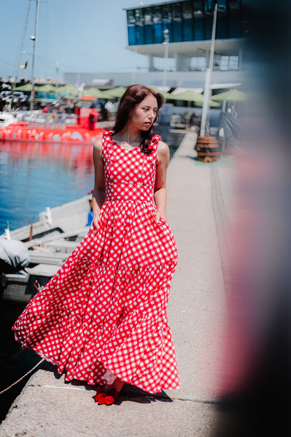 Grenadine Gingham ~ Lenora Dress