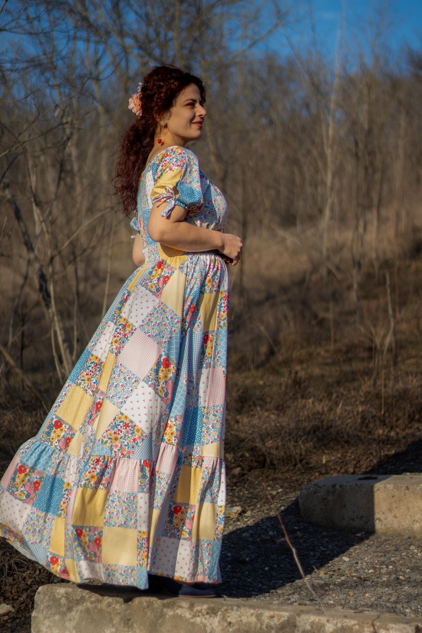 Cottage Calico ~ Folklore Maxi