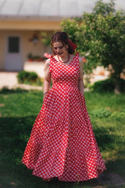 Grenadine Gingham ~ Lenora Dress