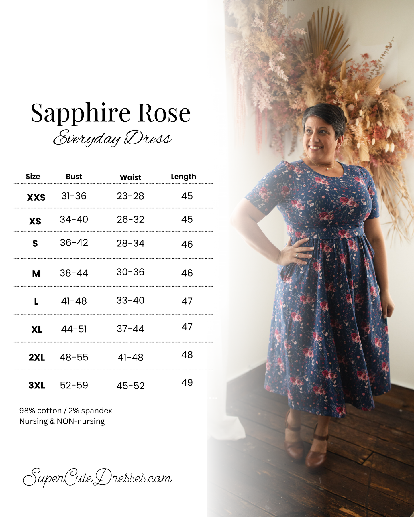 Sapphire Rose ~ Everyday Dress