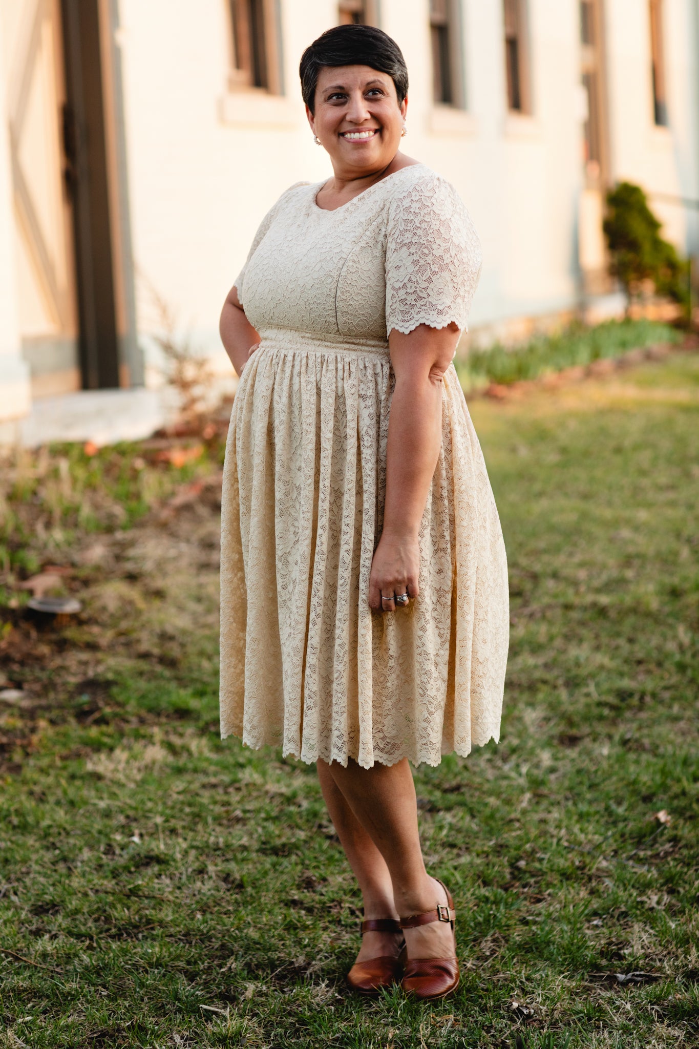 Alabaster ~ Everine Dress