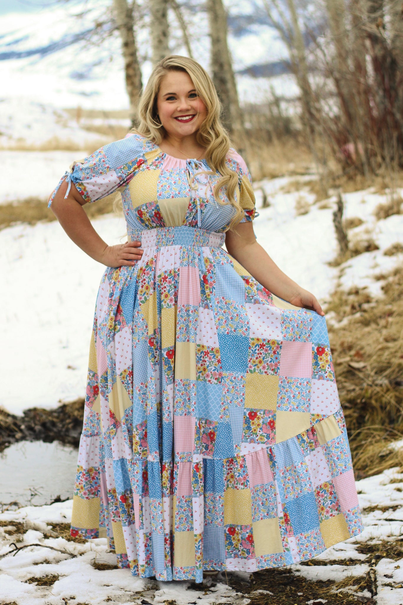 Cottage Calico ~ Folklore Maxi