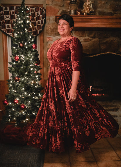 Cinnamon Rose ~ Hinterland Maxi