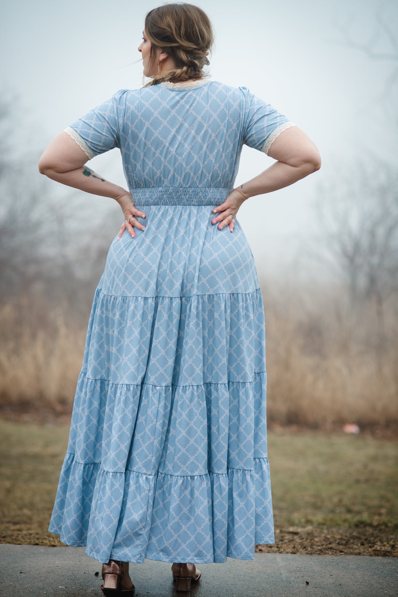 Tranquil Trellis ~ Keepsake Dress
