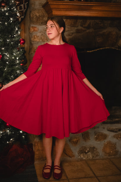 Cardinal ~ Faye Dress