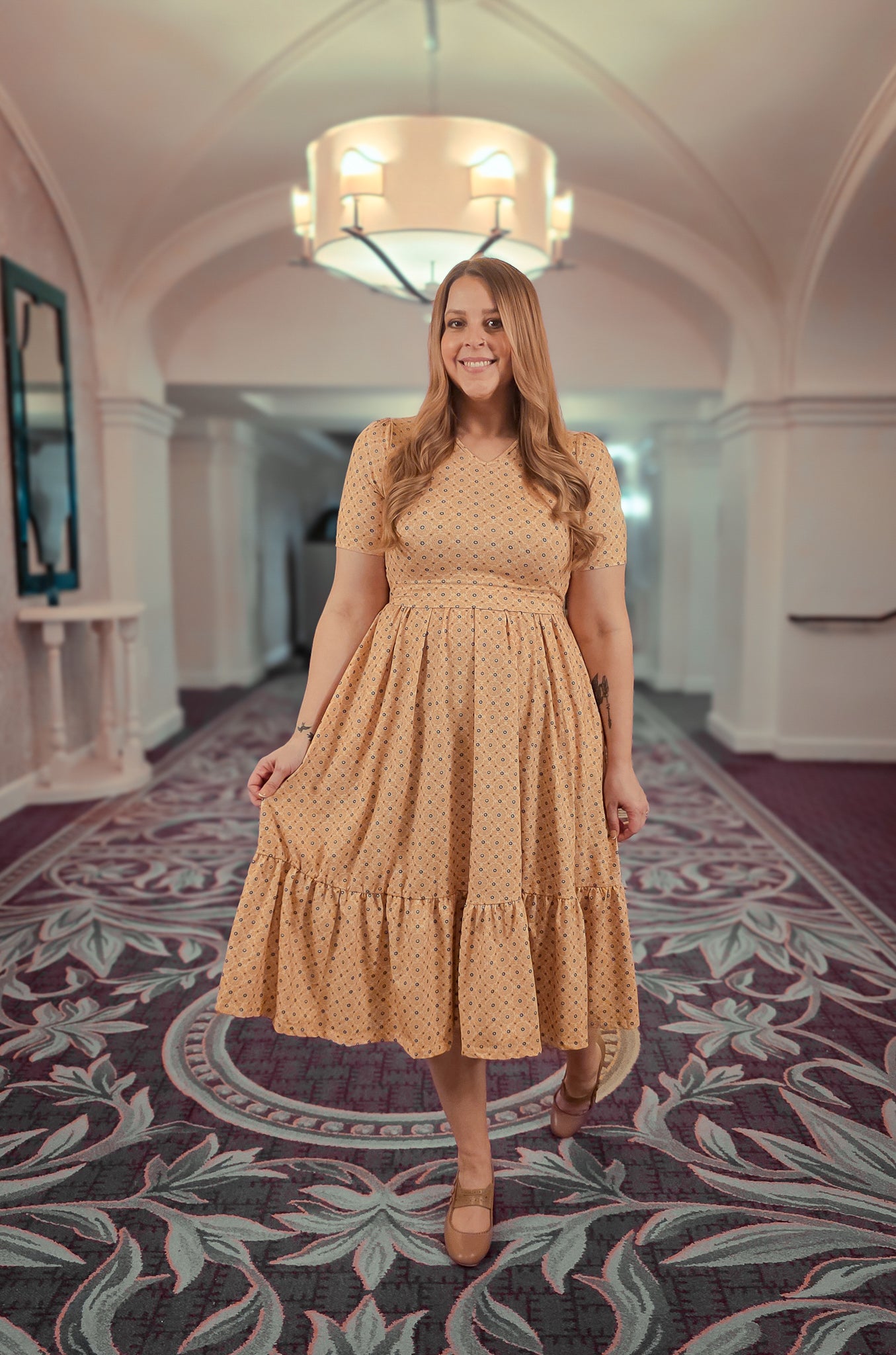 Citron Sunbeam ~ Canterbury Dress