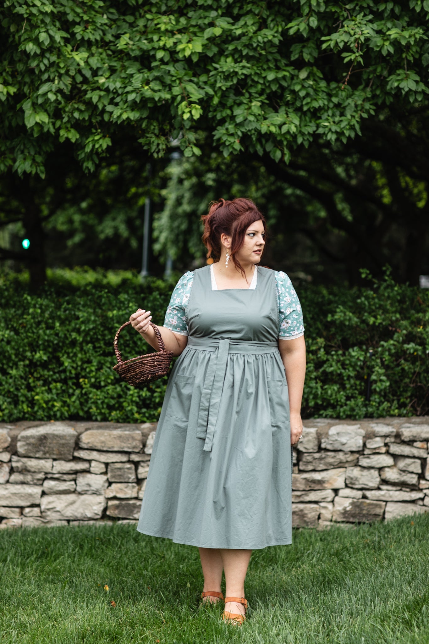 Olivewood ~ Pinafore Apron
