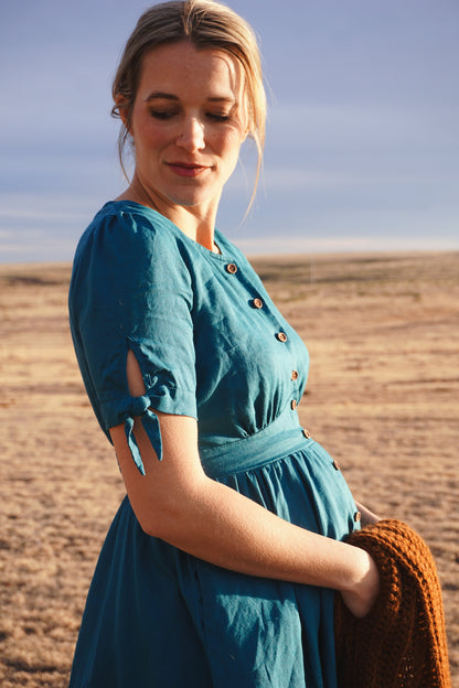 Timeless Teal ~ Hearthside Dress