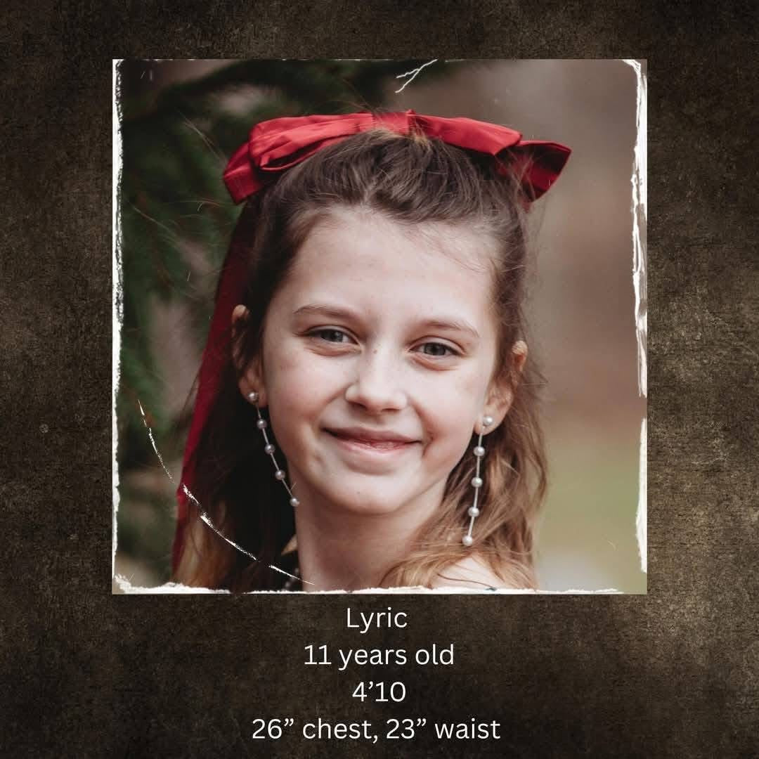 Modest young girl model stats red bow