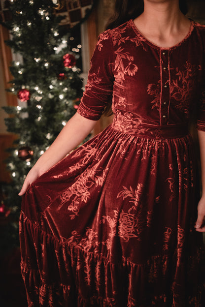 Cinnamon Rose ~ Hinterland Maxi