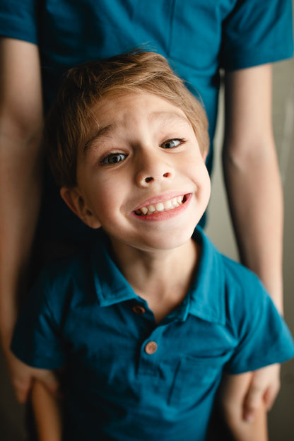 Timeless Teal ~ Boy’s Perseverance Polo