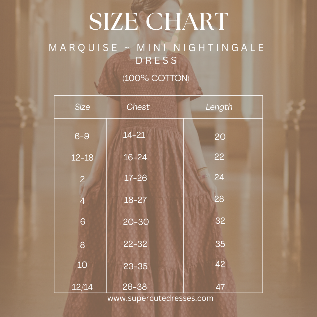 Marquise ~ Mini Nightingale Dress